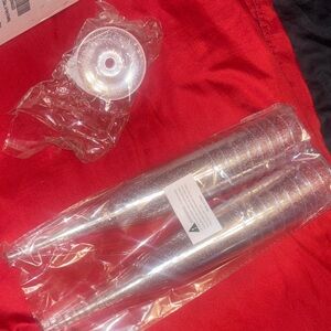 Sparkling Rose Gold Champagne Flutes 36 count and